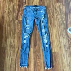 Hollister low rise skinny jeans